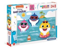 Clementoni - Puzzle 24 Peças Maxi Baby Shark