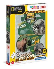 Puzzle 180 Peças Nat Geo Kids Wildlife Expedition