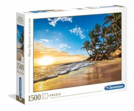 Clementoni - Puzzle 1500 Peças: Tropical Sunrise