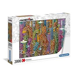 Clementoni - Puzzle 2000 Mordillo - A Selva