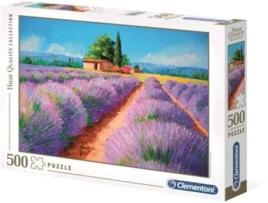 Puzzle CLEMENTONI Lavanda (500 Peças - Idade Mímina: 3 anos)
