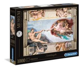 Clementoni - Puzzle 1000 Peças Michelangelo: Creazion