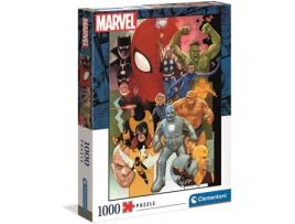 Puzzle 2D CLEMENTONI Marvel (Idade Mínima: 10 - 1000 Peças)