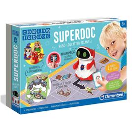 CLEMENTONI Robot Superdoc - Robot Educativo Falante, 5+ Anos