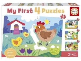 Puzzle EDUCA BORRAS Mama e Bebés (Idade Mínima: 3 Anos - Número Peças: 26)