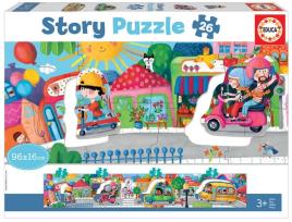Educa - Puzzle 26 Peças Veículos Urbanos Story Puzzle