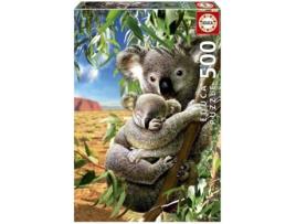 Puzzle EDUCA BORRASKoala Con Su Cachorro (Idade Mínima: 12 Anos - 500 Peças)