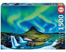 Educa - Puzzle 1500 Peças Aurora Boreal, Islândia