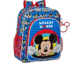Mochila MICKEY CLUBHOUSE Junior Me Time (Azul - Poliéster - 38x12x32cm)