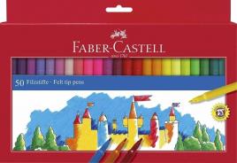 Faber Castell - Marcadores Cx. 50 Unidades
