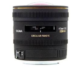 Objetiva Grande Angular 4.5mm f2.8 FISHEYE DC HSM-Nikon (Preto) - SIGMA