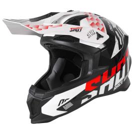 Capacete Motocross Lite Rush XL Black / Red