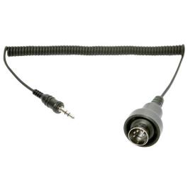 Stereo Jack To 5 Pin Din Cable For 1983 And Later For Yamaha Harleydavidson Kawasaki Suzuki 3.5mm Black