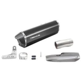 Remus Silencioso Slip On Black Hawk Aço Inoxidável R 1200 Rs 92 Kw 1r12 17 Euro 4 Homologado One Size Black