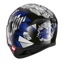 Capacete Integral D-skwal 2 L Black / Blue / Red