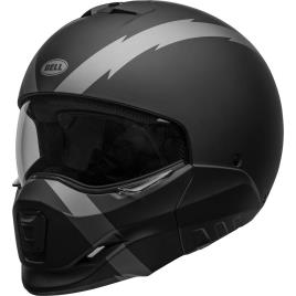 Capacete Conversivel Broozer S Arc Matte Black / Grey