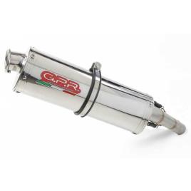 Silencioso Trioval Slip On Crf 1000 L Africa Twin 15-17 Homologated One Size Glossy Silver / Glossy Silver