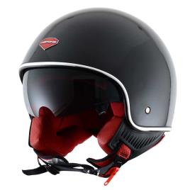 Astone Capacete Jet Mini Retro XS Gloss Black