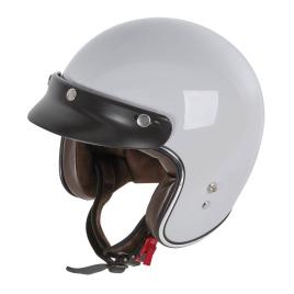 Gari Capacete Jet G02x Fiberglass L Light Grey