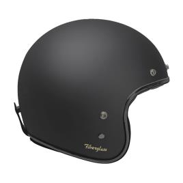Gari Capacete Jet G20x Fiberglass XS Matte Black