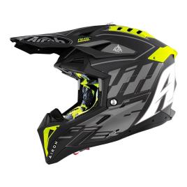 Airoh Capacete Motocross Aviator 3 Rampage XS Black Matt