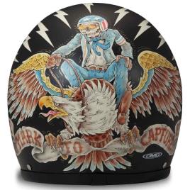 Dmd Capacete Jet Vintage S Eagle