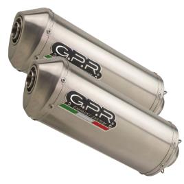 Satinox Duplo Silencioso Homologado Cat Interceptor 650 19-20 Euro 4 One Size Silver / Silver