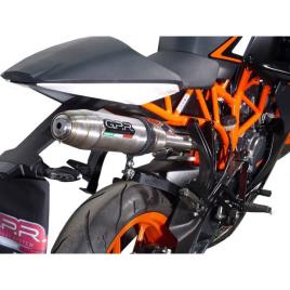 Muffler Homologado Deeptone Inox Slip On Rc 125 14-16 One Size Satin Silver / Satin Silver