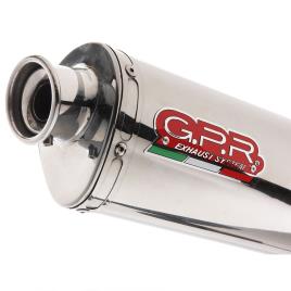 Silencioso Trioval Slip On Yzf R6 03-05 Cat Homologated One Size Glossy Silver / Glossy Silver