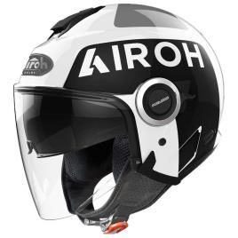 Capacete Jet Helios Up L White Gloss