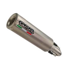 Gpr Exclusive M 3 310 Mm Ø100 Mm Titânio Tuning Silencioso 310 Mm Ø100 Mm Com Db Killer Não Homologado One Size Silver / Silver
