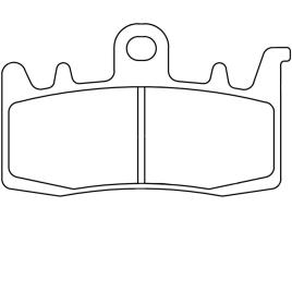 Pastilhas De Freio Sinterizadas 1232xbk5 One Size