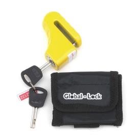 Global Lock Cadeado Disco Classic 5.5 One Size Yellow / Black
