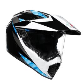 Capacete Integral Ax9 Multi Mplk XS North Black / White / Cyan