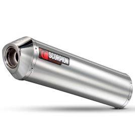 Silencioso Factory Round Slip On Polished Stainless Gsf Bandit 650 07-11 One Size Silver