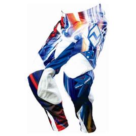 Calças Longas Defcon Distortion 34 White / Blue