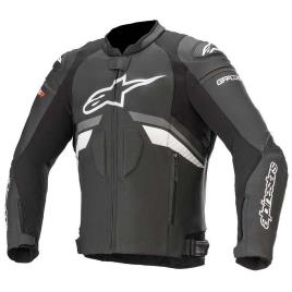 Casaco Gp Plus R V3 Leather 50 Black / Dark Grey / White