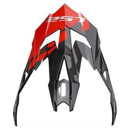 Viseira Mx470 Troop One Size Black / Red