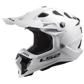 Ls2 Capacete Motocross Mx700 Subverter Evo Solid S Gloss White