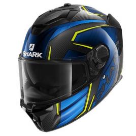Capacete De Carbono Kromium Full Face Spartan Gt M Carbon / Chrome / Blue