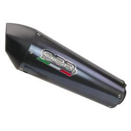 Gpr Exclusive Mid Line System Multistrada Gpe Anniversary Poppy 1200 10-14 Gato Homologado Silencioso One Size Carbon / Matt Black