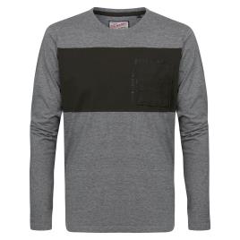 Petrol Industries Camiseta Manga Comprida Decote Redondo M-3010-tlr632 XS Light Slate Melee