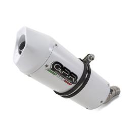 Gpr Exhaust Systems Silencioso Albus Evo4 Slip On Vfr 800 X 17-19 Euro 4 Homologated One Size Glossy White / White