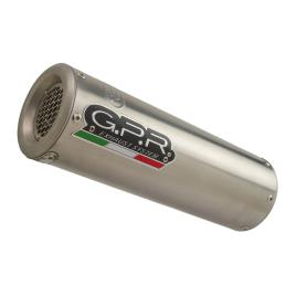Gpr Exclusive Muffler Homologado M3 Inox Slip On Adventure 390 00-21 Euro 4 One Size Satin Silver / Satin Silver