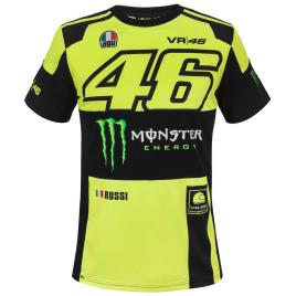 Vr46 Camiseta De Manga Curta Monster S Fluo Yellow