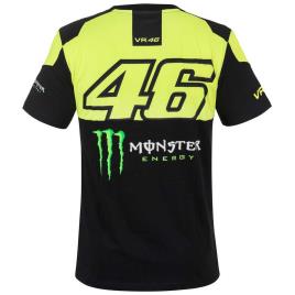 Vr46 Camiseta De Manga Curta Monster S Fluo Yellow