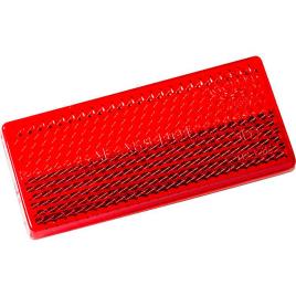 Hashiru Rectangular Self Adhesive Reflector One Size Red