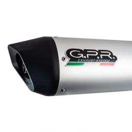 Gpr Exhaust Systems Furore Alumínio Deslizamento No Silenciador Homologado Hyperstrada 821 13-16 One Size Silver / Matt Black