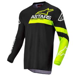Alpinestars Camiseta De Manga Comprida Fluid Chaser S Black / Fluo Yellow