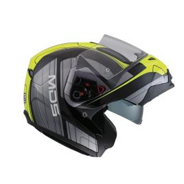 Capacete Modular Md200 Goreme XL Black / Gray / Yellow Fluo